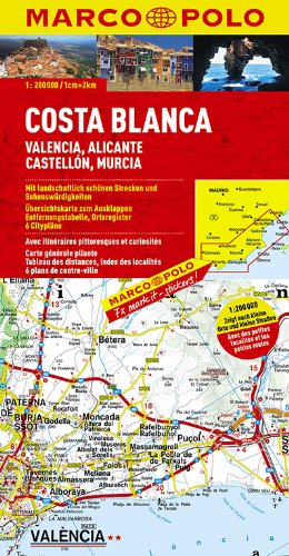  - MARCO POLO Karte Costa Blanca, Valencia, Alicante 1:200.000