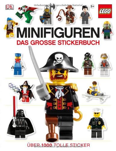  - LEGO Minifiguren Das große Stickerbuch: über 1.000 tolle Sticker