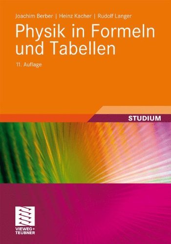 - Physik in Formeln und Tabellen