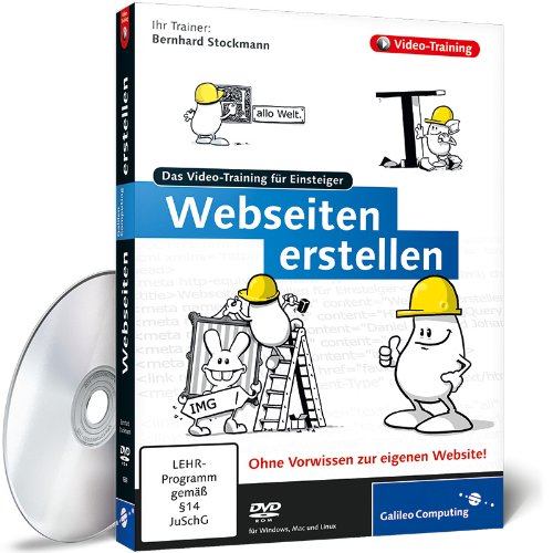 - Webseiten erstellen. Das Video-Training für Einsteiger