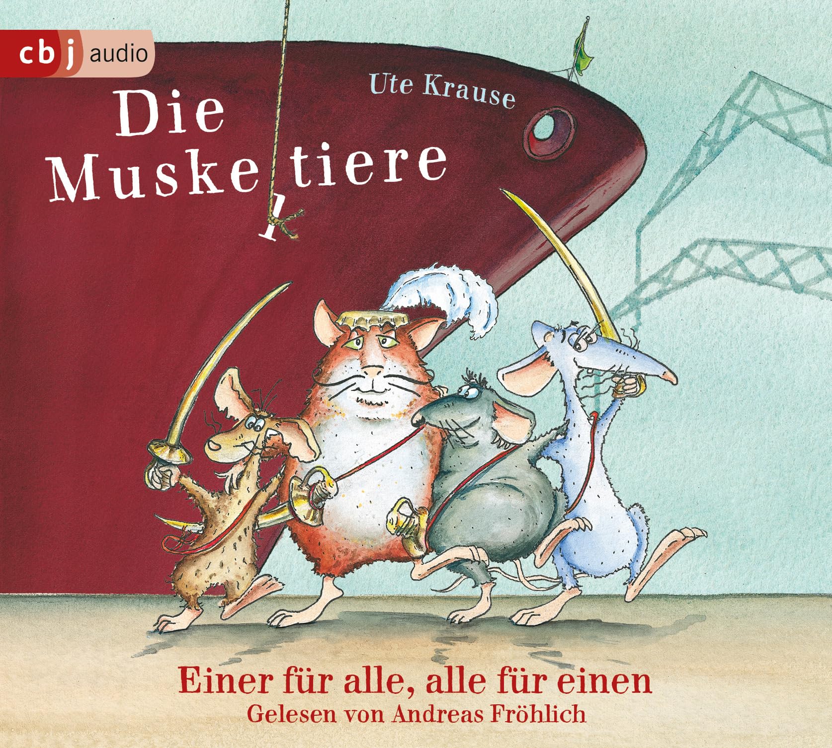 Krause , Ute - Die Muskeltiere - Einer für alle - alle für einen (gelesen von Andreas Fröhlich)