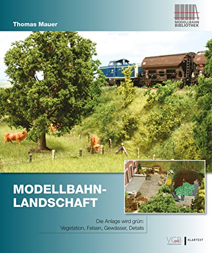  - Modellbahn-Landschaft: Die Anlage wird grün: Vegetation, Felsen, Gewässer, Details