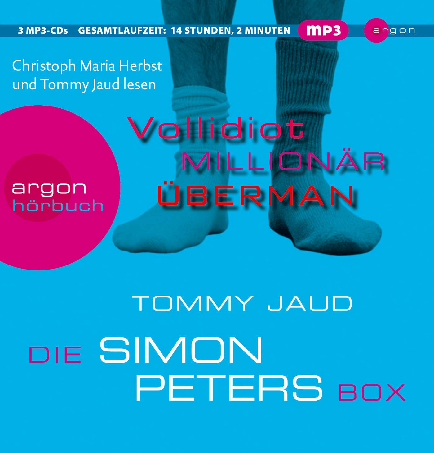 Jaud , Tommy - Die Simon Peters Box (Vollidiot / Millionär / Überman) (gelesen von Christoph Maria herbst und Tommy Jaud) (3 mp3 CDs)