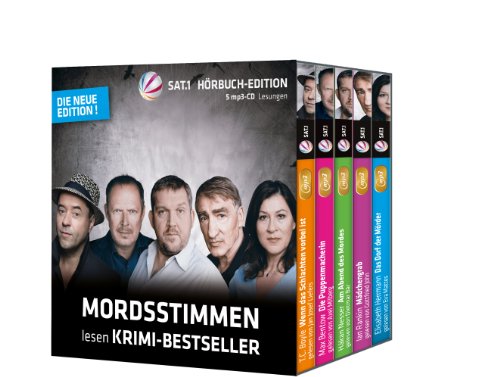 - Mordsstimmen lesen Krimi-Bestseller - Die neue Edition: Sat.1 Hörbuch-Edition (Bentow: Die Puppenmacherin, Boyle: Wenn das Schlachten vorbei ist, ... Am Abend des Mordes, Rankin: Mädchengrab)