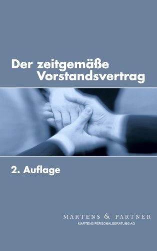 - Der zeitgemäße Vorstandsvertrag