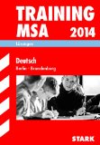  - Training Mittlerer Schulabschluss Berlin/Brandenburg / Lösungen zu Training MSA - eBB Mathematik 2014: Zur selbstständigen Ergebnisüberprüfung
