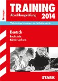  - Training Abschlussprüfung Realschule Niedersachsen / Lösungsheft zu Englisch 2014: Zur selbstständigen Ergebnisüberprüfung