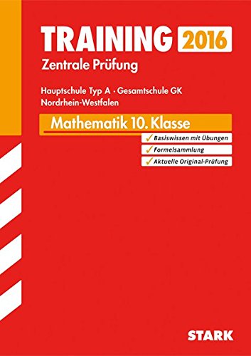  - Training Zentrale Prüfung Hauptschule Typ A   NRW - Mathematik