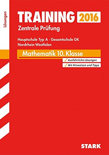 - Training Zentrale Prüfung Hauptschule Typ A NRW - Mathematik Lösungen