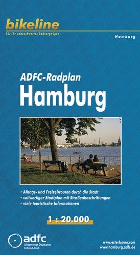  - Bikeline Radplan Hamburg. 1 : 20.000, reißfest, GPS-tauglich mit UTM-Netz