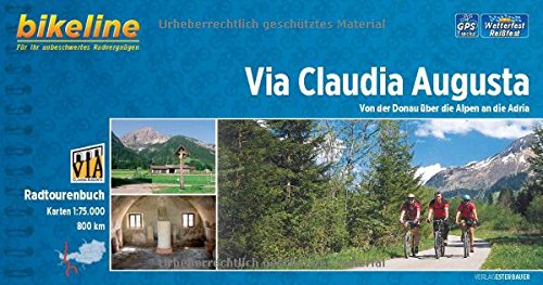 - Via Claudia Augusta: Von der Donau über die Alpen an die Adria. 1:75.000, 800 km. GPS-Tracks-Download, wetterfest/reißfest