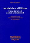 Ahrenholz, Bernt - Modalität und Diskurs