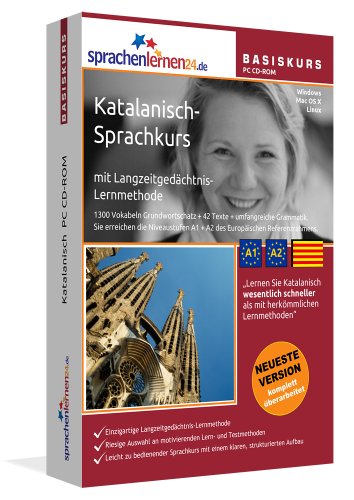 - Katalanisch-Basiskurs mit Langzeitgedächtnis-Lernmethode von Sprachenlernen24.de: Lernstufen A1 + A2. Katalanisch lernen für Anfänger. Sprachkurs PC CD-ROM für Windows 8,7,Vista,XP / Linux / Mac OS X