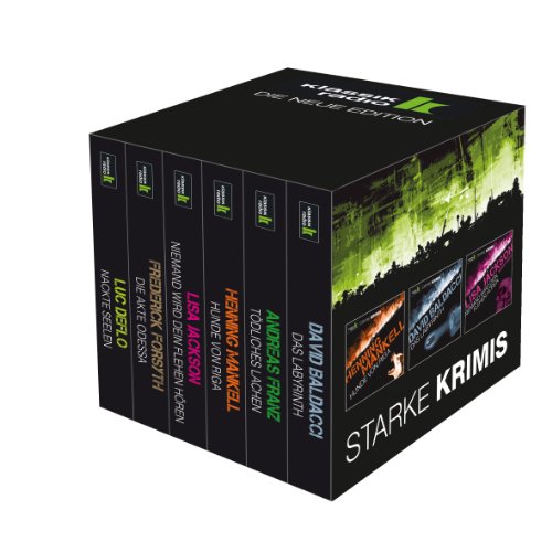  - Klassik Radio-Box STARKE KRIMIS: Das Labyrinth / Tödliches Lachen / Hunde von Riga / Niemand wird dein Flehen hören / Die Akte Odessa / Nackte Seelen, 35 CDs