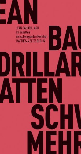  - Im Schatten der schweigenden Mehrheit oder das Ende des Sozialen