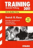  - Finale - Prüfungstraining Mittlerer Schulabschluss Nordrhein-Westfalen: Arbeitsheft Deutsch 2012 mit Lösungsheft