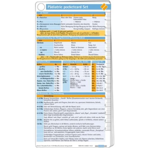 - Pädiatrie pocketcard Set (4er)