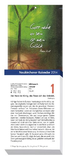  - Neukirchener Kalender 2014. Abreißkalender in großer Schrift. Block mit 384 Blättern, zum Aufstellen oder Aufhängen