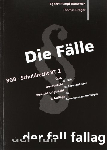 - BGB Schuldrecht BT 2: Deliktsrecht, Bereicherungsrecht