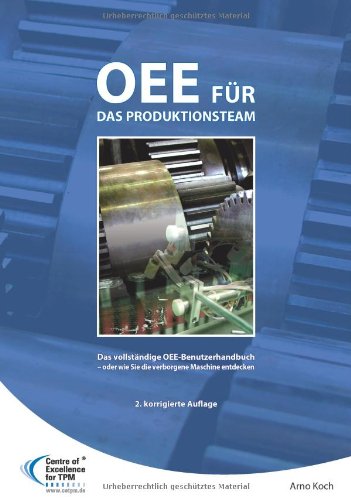 - OEE für das Produktionsteam. Das vollständige OEE-Benutzerhandbuch - oder wie Sie die verborgene Maschine entdecken