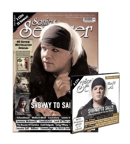 - Sonic Seducer 03-14 mit Subway To Sally-Titelstory + 40 Seiten Mittelalter- Special + 32 Songs auf 2 CDs (ca. 150 Minuten), Bands: Schandmaul, Welle: ... inkl. 40 Seiten Mittelalter-Special + 2 CDs